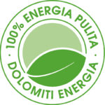 LOGO 100% ENERGIA PULITA_dolomiti energia