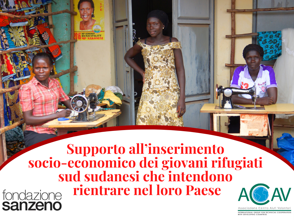 Supporto all’inserimento socio-economico dei giovani rifugiati sud sudanesi che intendono rientrare nel loro Paese