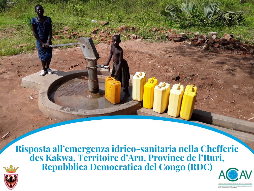 RISPOSTA ALL’EMERGENZA IDRICO-SANITARIA NELLA CHEFFERIE DES KAKWA, TERRITOIRE D’ARU, PROVINCE DE L’ITURI, REPUBBLICA DEMOCRATICA DEL CONGO (RDC)